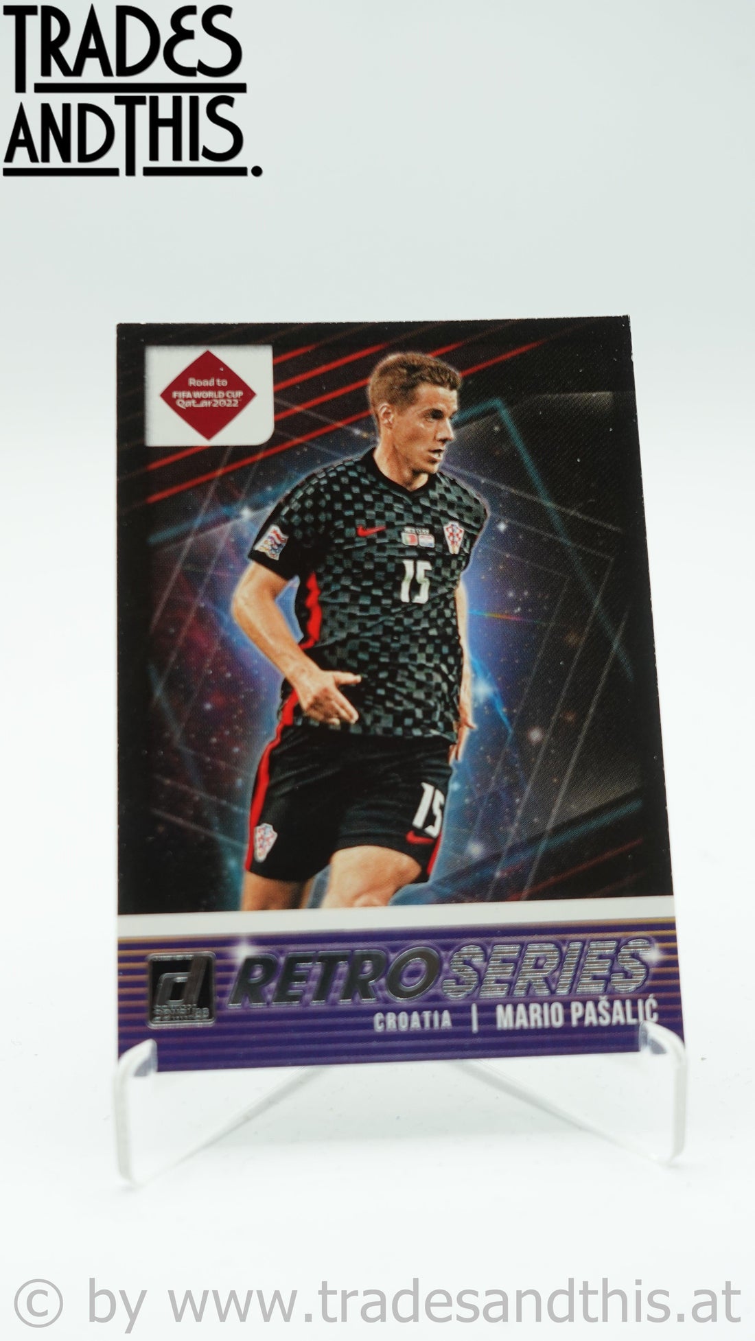 2021-22 Panini Donruss Road to Qatar Retro Series Mario Pasalic #3 - Trades and This e.U.