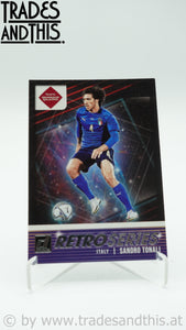 2021-22 Panini Donruss Road to Qatar Retro Series Sandro Tonali #4 - Trades and This e.U.