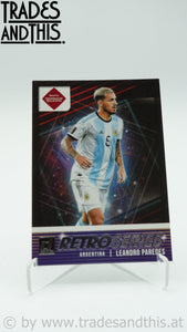 2021-22 Panini Donruss Road to Qatar Retro Series Leandro Paredes #7 - Trades and This e.U.