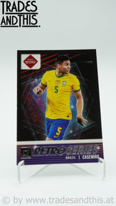 2021-22 Panini Donruss Road to Qatar Retro Series Casemiro #12 - Trades and This e.U.