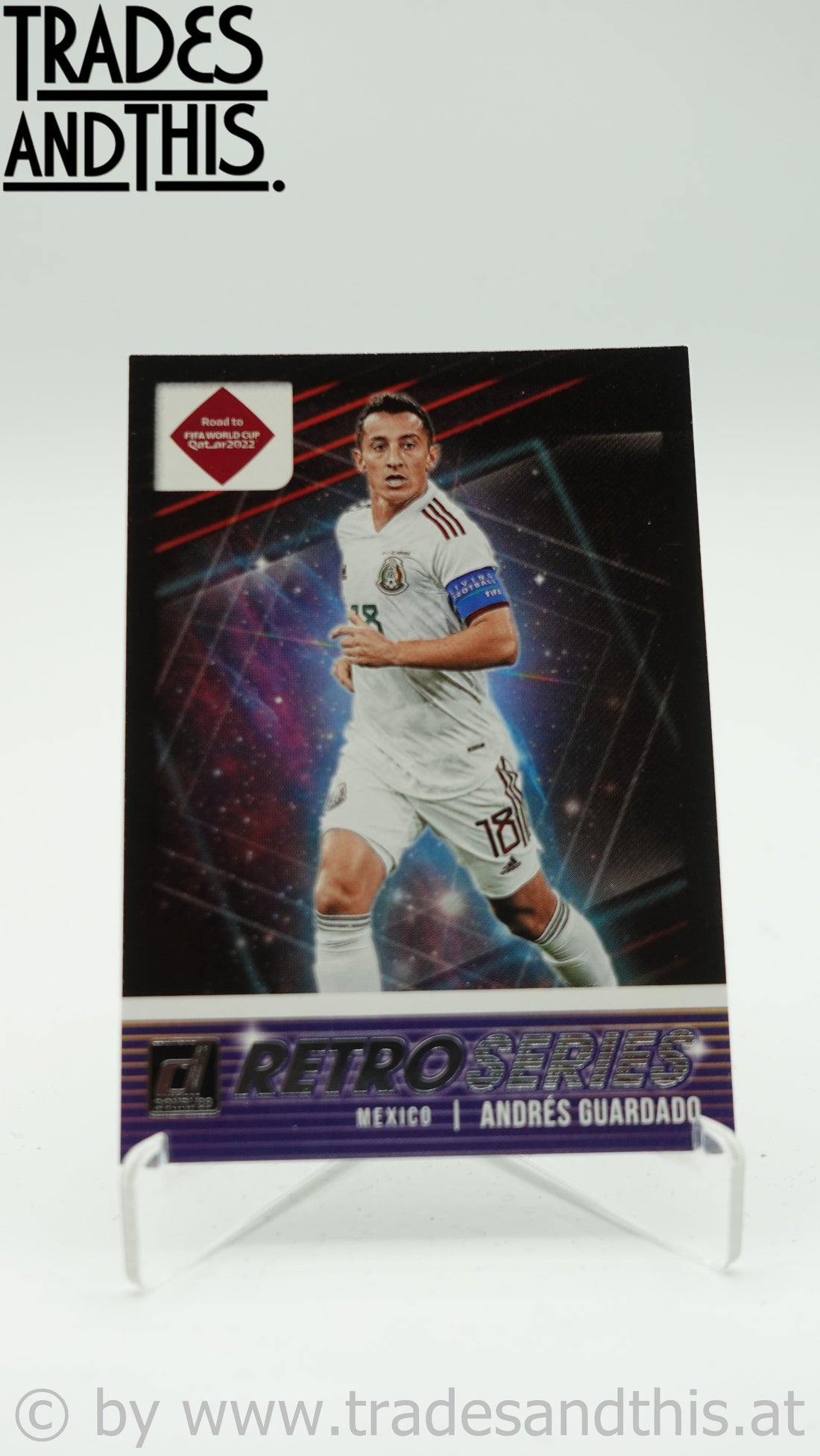 2021-22 Panini Donruss Road to Qatar Retro Series Andres Guardado #18 - Trades and This e.U.