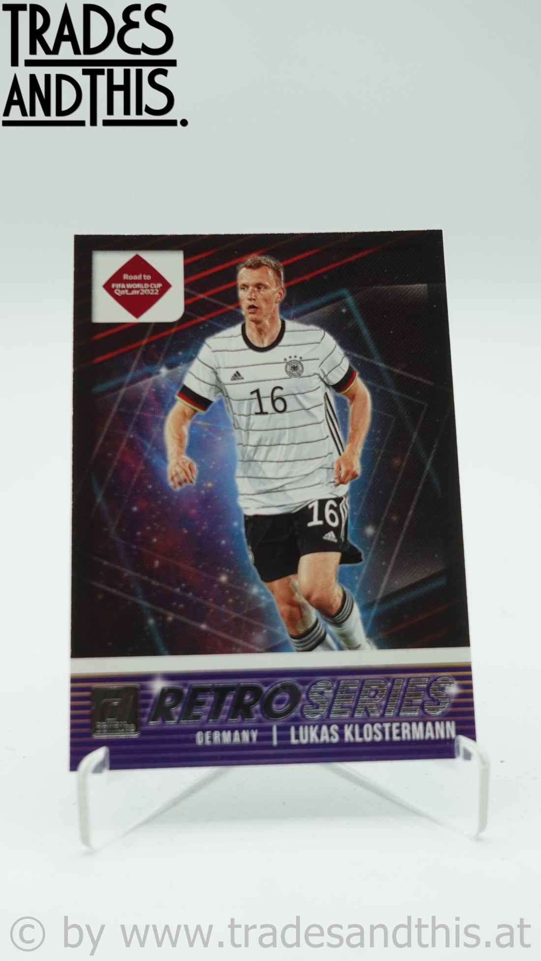 2021-22 Panini Donruss Road to Qatar Retro Series Lukas Klostermann #19 - Trades and This e.U.