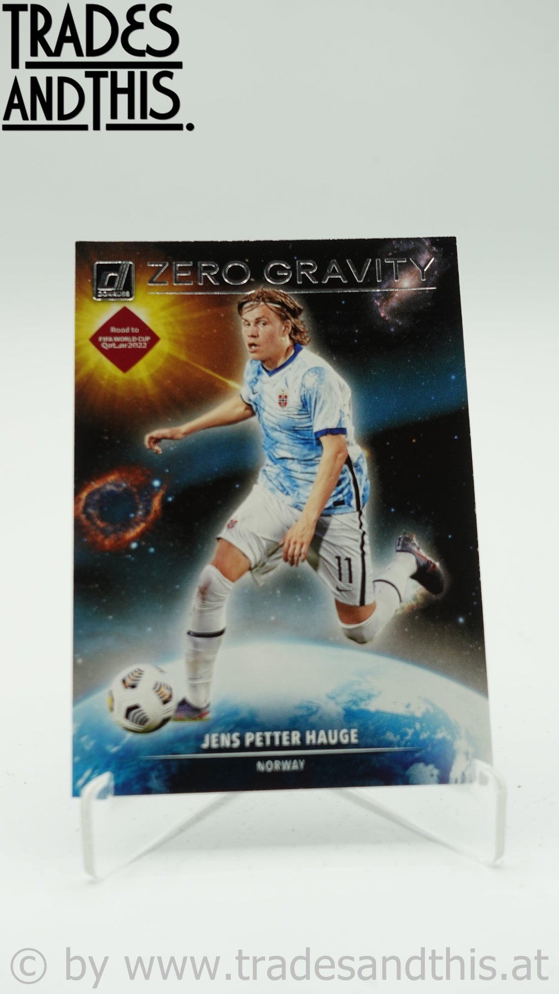 2021-22 Panini Donruss Road to Qatar Zero Gravity Jens Petter Hauge #3 - Trades and This e.U.