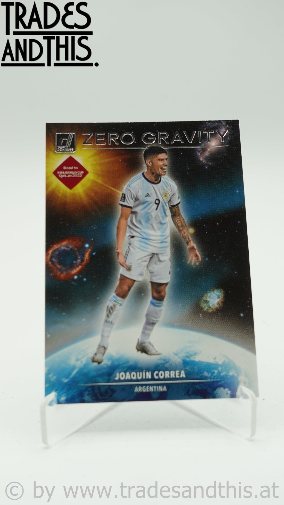 2021-22 Panini Donruss Road to Qatar Zero Gravity Joaquin Correa #9 - Trades and This e.U.