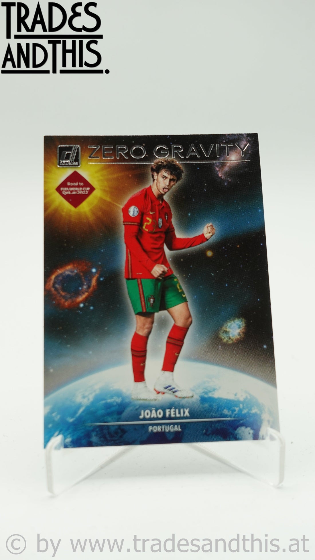 2021-22 Panini Donruss Road to Qatar Zero Gravity Joao Felix #12 - Trades and This e.U.