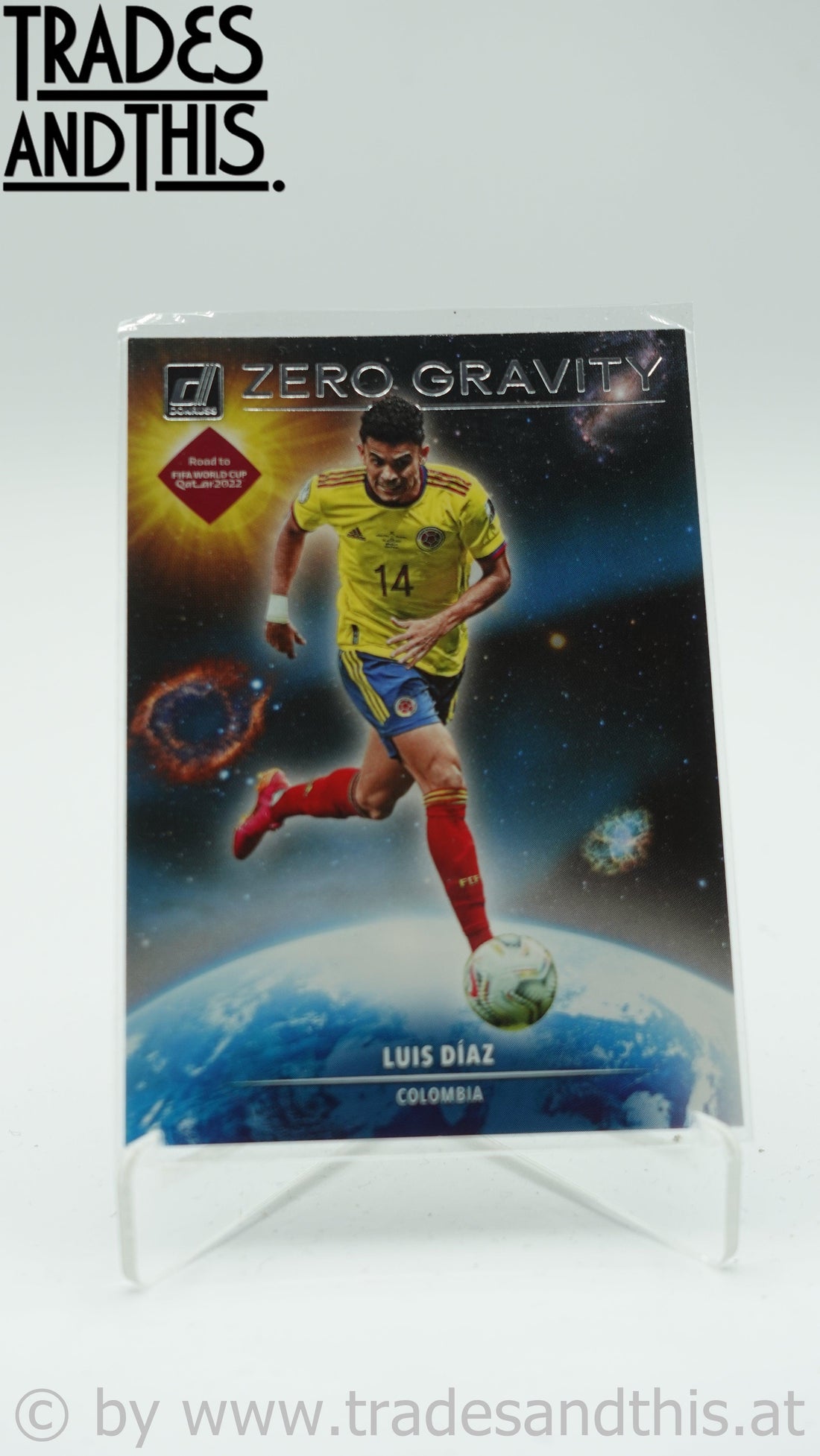 2021-22 Panini Donruss Road to Qatar Zero Gravity Luis Diaz #14 - Trades and This e.U.