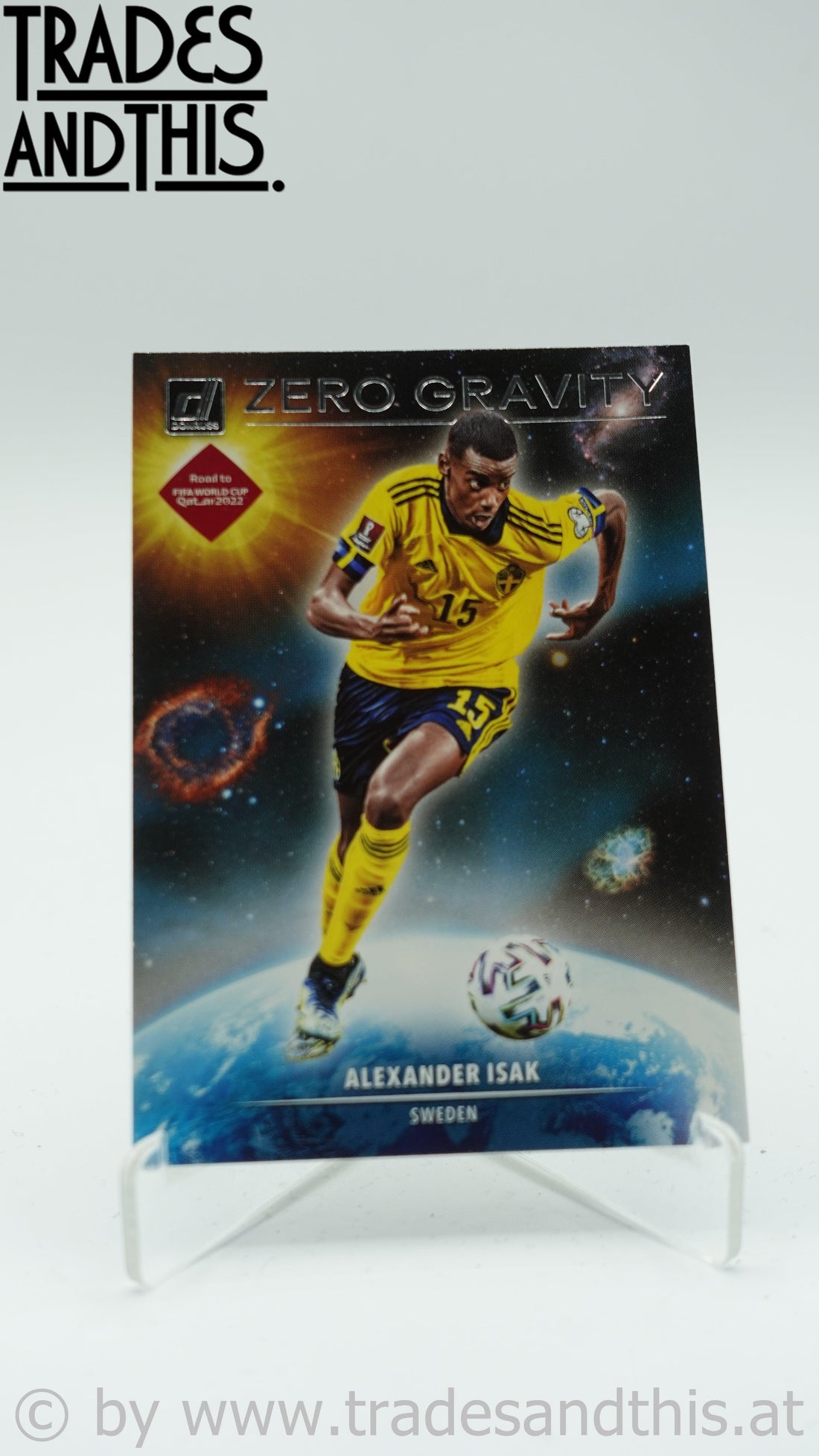 2021-22 Panini Donruss Road to Qatar Zero Gravity Alexander Isak #16 - Trades and This e.U.