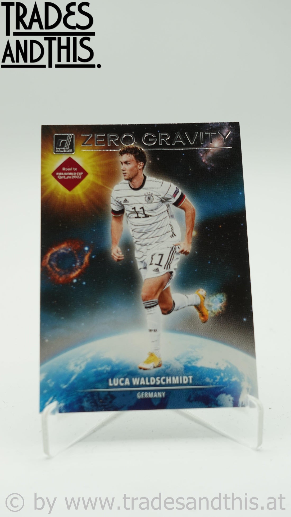 2021-22 Panini Donruss Road to Qatar Zero Gravity Luca Waldschmidt #18 - Trades and This e.U.