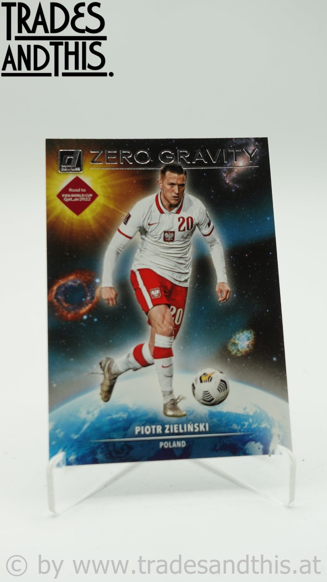 2021-22 Panini Donruss Road to Qatar Zero Gravity Piotr Zielinski #20 - Trades and This e.U.