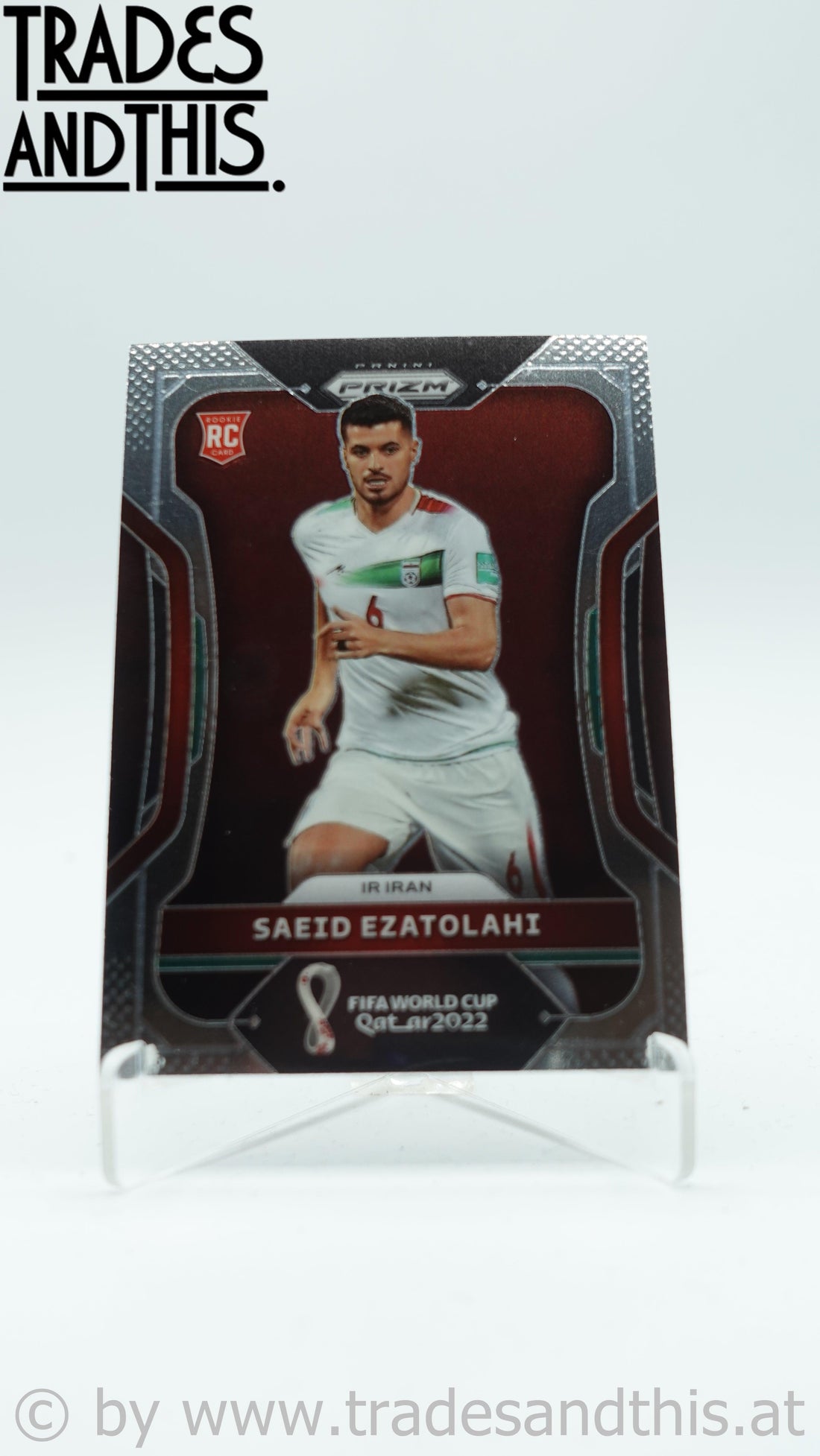 2022 Panini Prizm World Cup Qatar Saeid Ezatolahi #123 RC - Trades and This e.U.