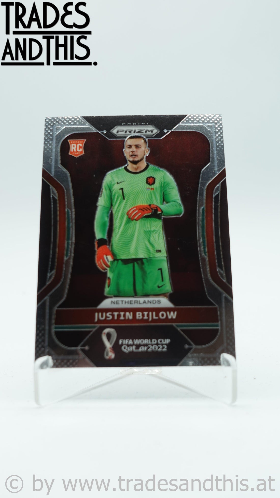 2022 Panini Prizm World Cup Qatar Justin Bijlow #157 RC - Trades and This e.U.