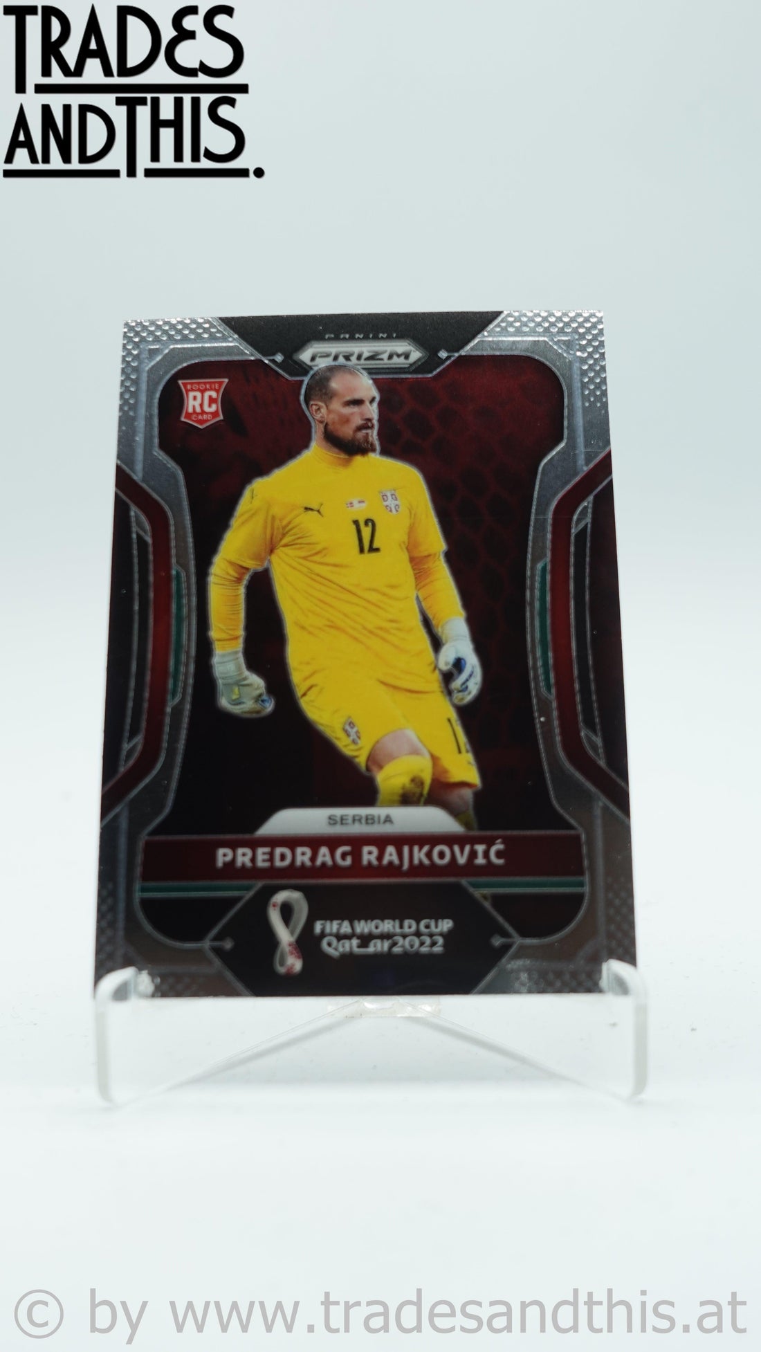 2022 Panini Prizm World Cup Qatar Pedrag Rajkovic #258 RC - Trades and This e.U.