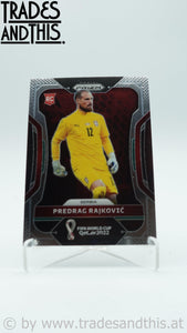 2022 Panini Prizm World Cup Qatar Pedrag Rajkovic #258 RC - Trades and This e.U.