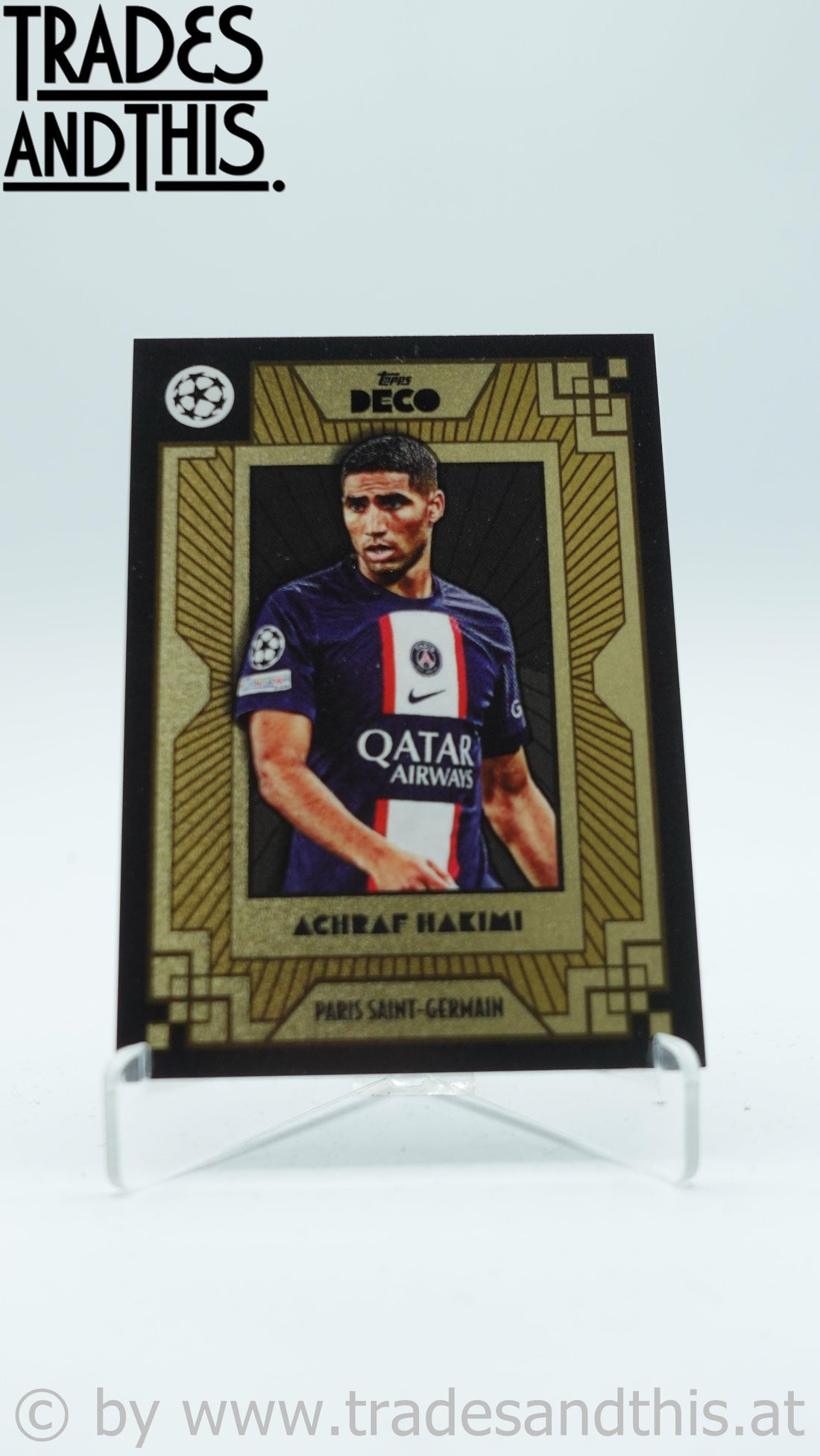 2022-23 Topps Deco UCL Current Stars Achraf Hakimi - Trades and This e.U.