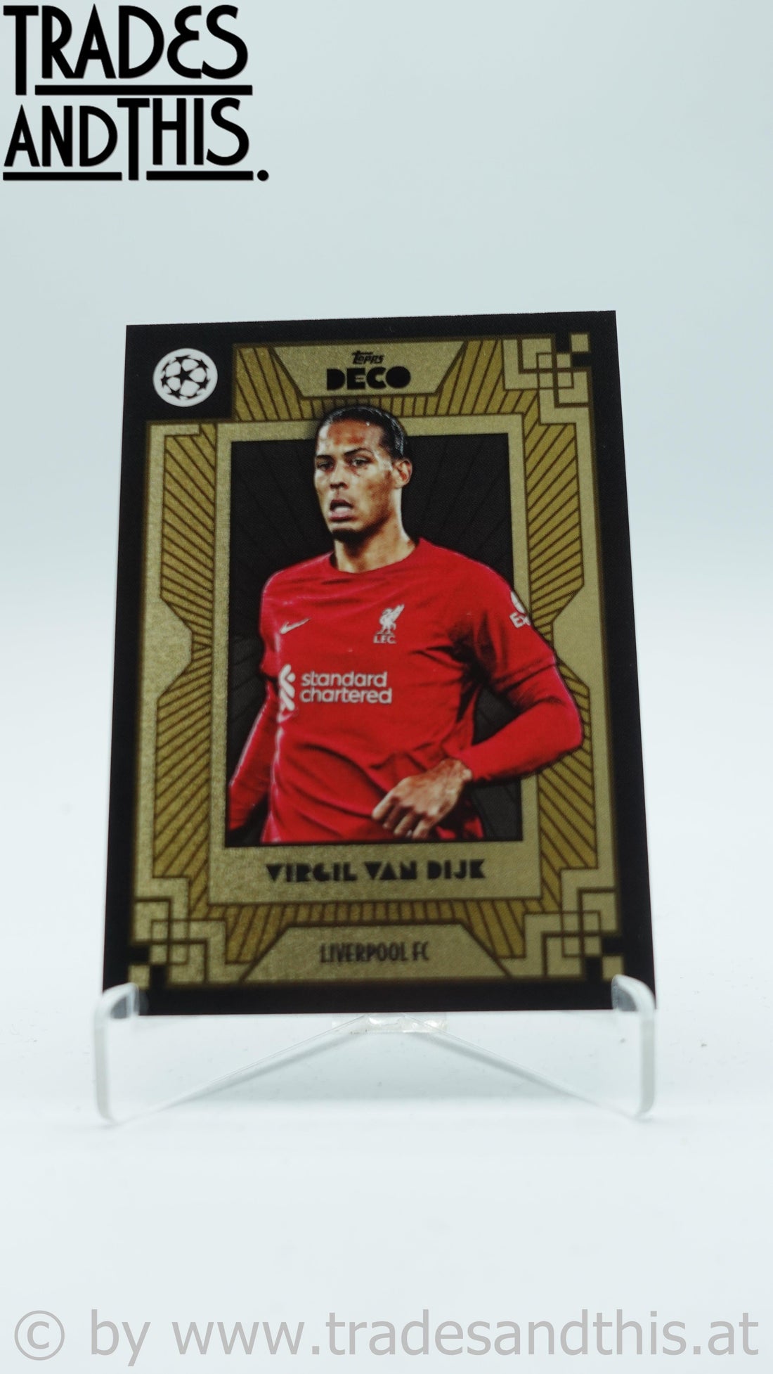 2022-23 Topps Deco UCL Current Stars Virgil Van Dijk - Trades and This e.U.