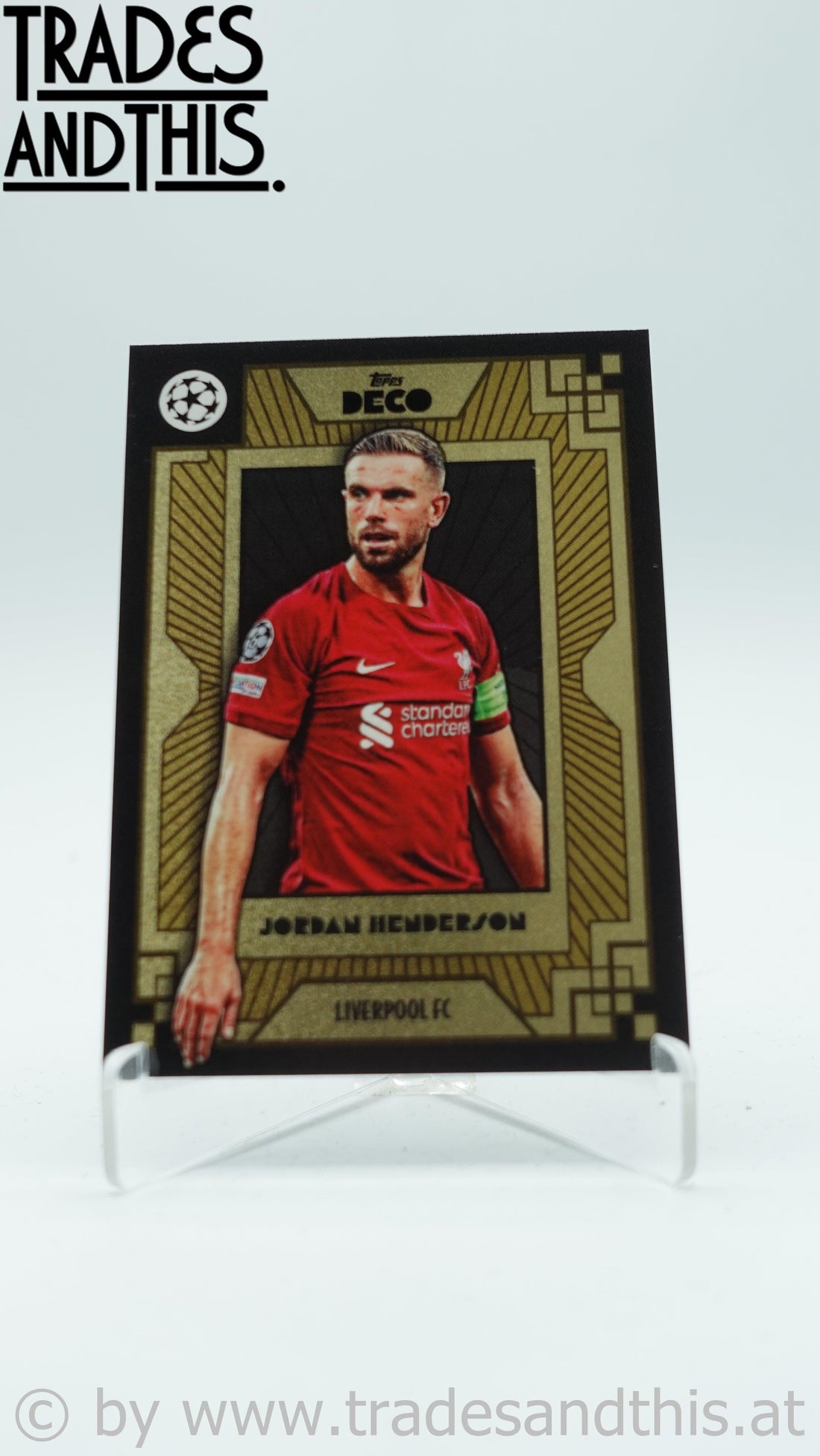 2022-23 Topps Deco UCL Current Stars Jordan Henderson - Trades and This e.U.