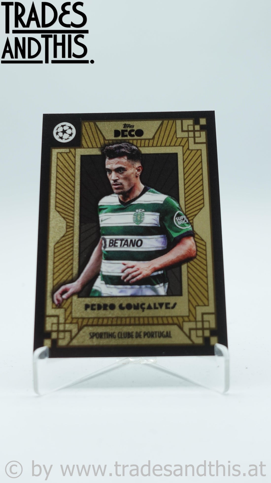 2022-23 Topps Deco UCL Current Stars Pedro Goncalves - Trades and This e.U.