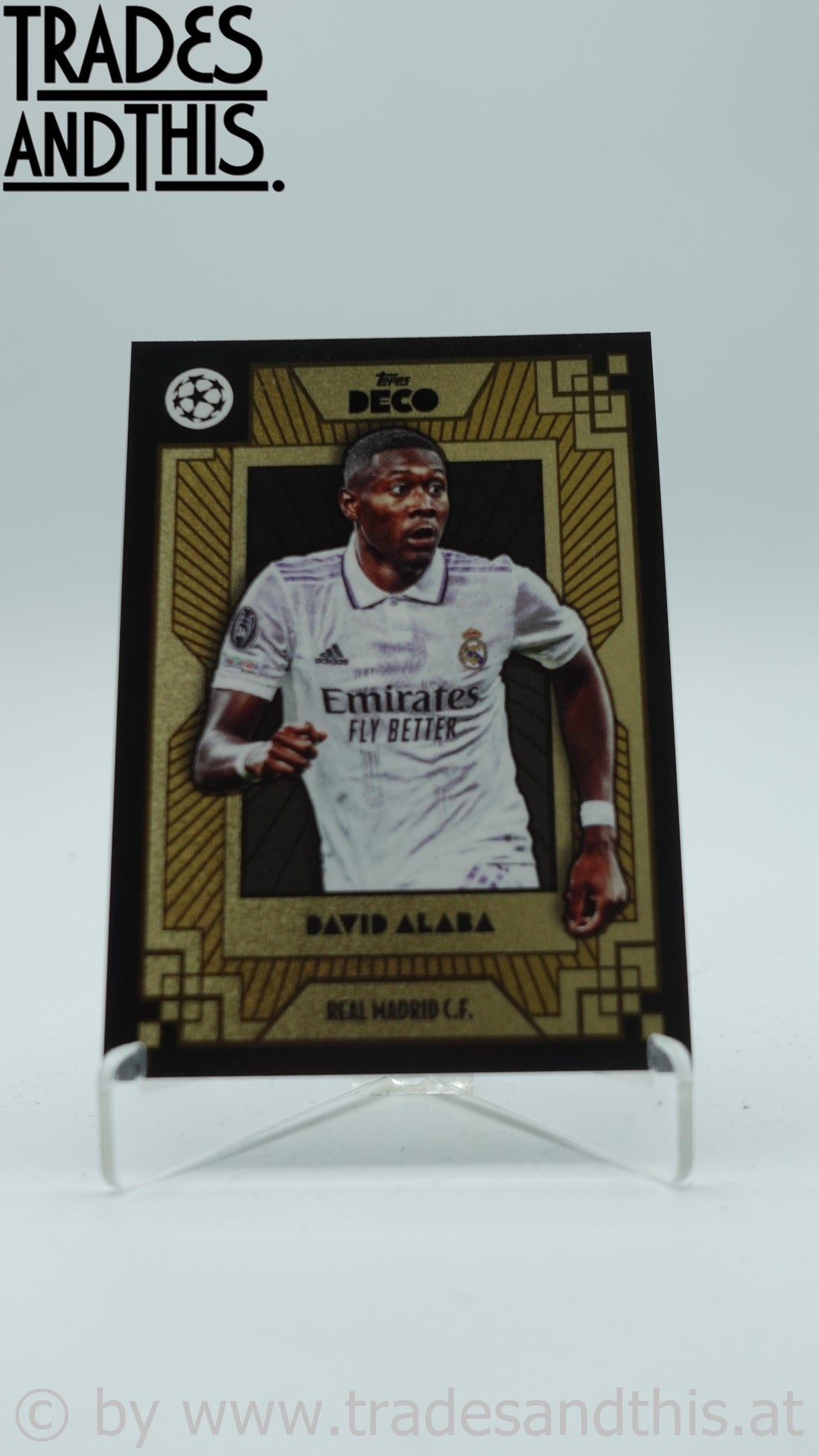 2022-23 Topps Deco UCL Current Stars David Alaba - Trades and This e.U.