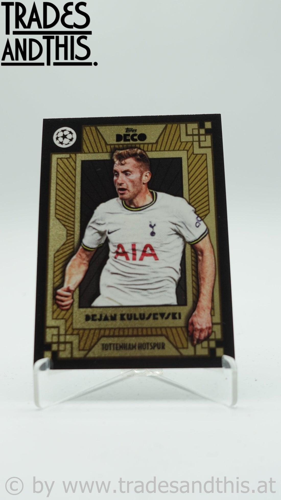 2022-23 Topps Deco UCL Current Stars Dejan Kulusevski - Trades and This e.U.