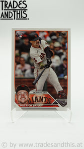 2023 Topps Update Patrick Bailey #US8 RC