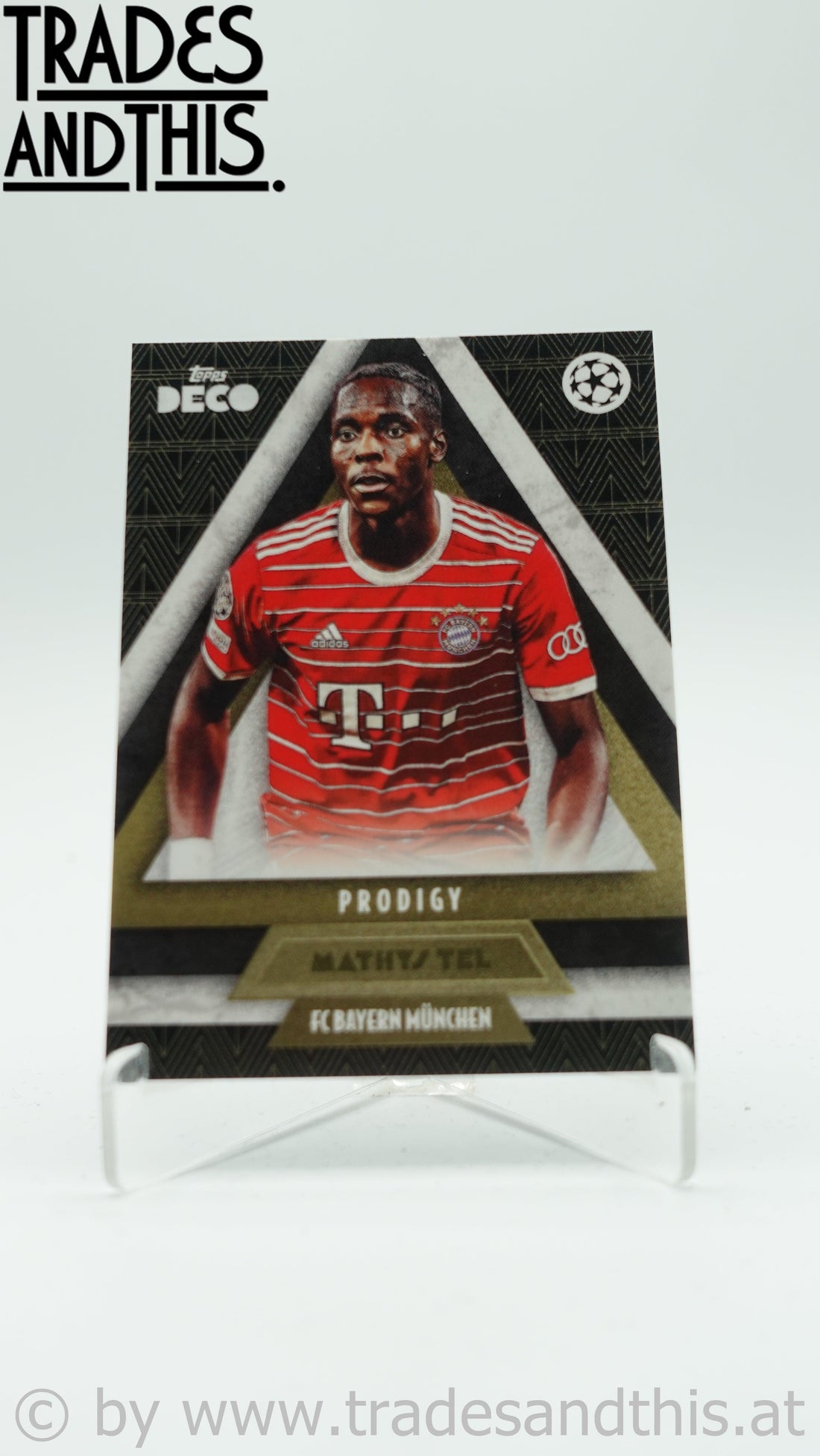 2022-23 Topps Deco UCL Prodigy Mathys Tel - Trades and This e.U.