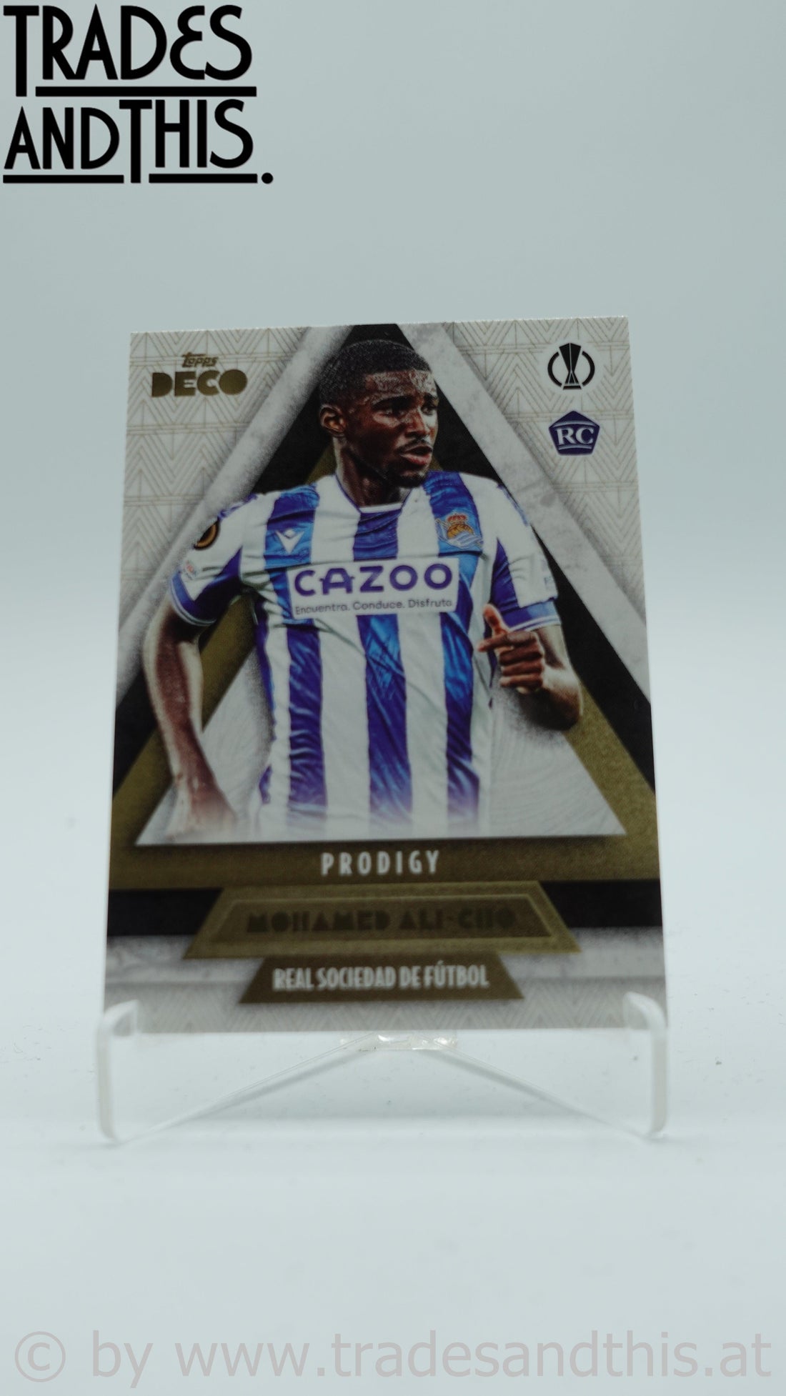 2022-23 Topps Deco UCL Prodigy Mohamed Ali-Cho RC - Trades and This e.U.