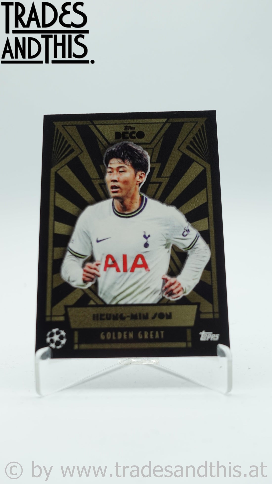 2022-23 Topps Deco UCL Golden Great Heung-Min Son - Trades and This e.U.