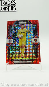 2022-23 Panini Prizm Premier League Red Mosaic Prizm Lukasz Fabianski #49