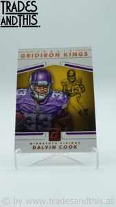 2017 Panini Donruss Rookie Gridiron Kings Dalvin Cook #15 RC