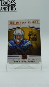 2017 Panini Donruss Rookie Gridiron Kings Mike Williams #18 RC