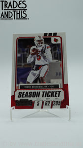 2021 Contenders Draft Picks Teddy Bridgewater #17