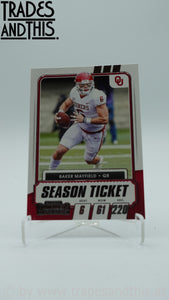 2021 Contenders Draft Picks Baker Mayfield #19