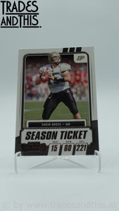 2021 Contenders Draft Picks Drew Brees #21