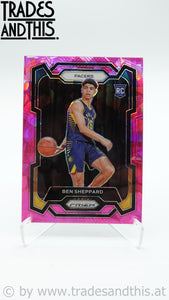 2023-24 Panini Prizm Pink Ice Ben Sheppard #172 RC