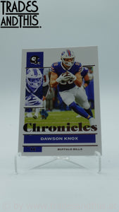 2021 Panini Chronicles Dawson Knox #11
