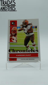 2021 Panini Chronicles Kareem Hunt #24
