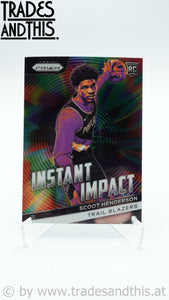 2023-24 Panini Prizm Instant Impact Scoot Henderson #9