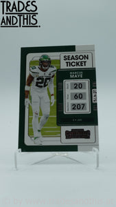 2021 Panini Contenders Marcus Maye #77