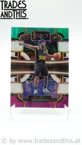 2023-24 Panini Select Basketball Concourse Green, White, Purple Prizm Jalen Pickett #68 RC