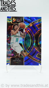 2023-24 Panini Select Basketball Blue Cracked Ice Prizm Nick Smith Jr. #119 RC