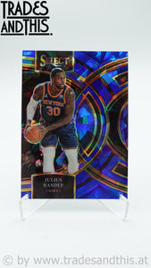 2023-24 Panini Select Basketball Blue Cracked Ice Prizm Julius Randle #155