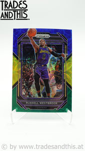 2022-23 Panini Prizm Choice Blue Yellow & Green Prizm Russell Westbrook #133