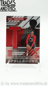 2023-24 Donruss Elite Spellbound Scoot Henderson #15 RC