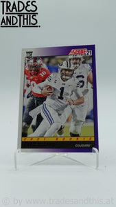 2021 Score 1991 Throwback Rookies Zach Wilson #TB8 RC