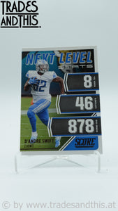 2021 Score Next Level Stats D'Andre Swift #NL21