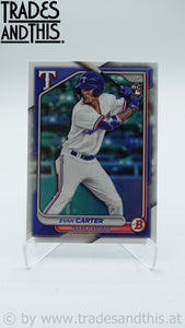 2024 Bowman Evan Carter #46 RC