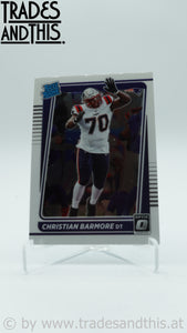2021 Panini Donruss Optic Christian Barmore #268 RC