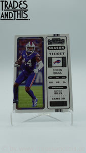 2022 Panini Contenders Season Ticket Stefan Diggs #12