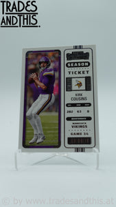 2022 Panini Contenders Season Ticket Kirk Cousins #54
