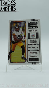 2022 Panini Contenders Season Ticket Diontae Johnson #96